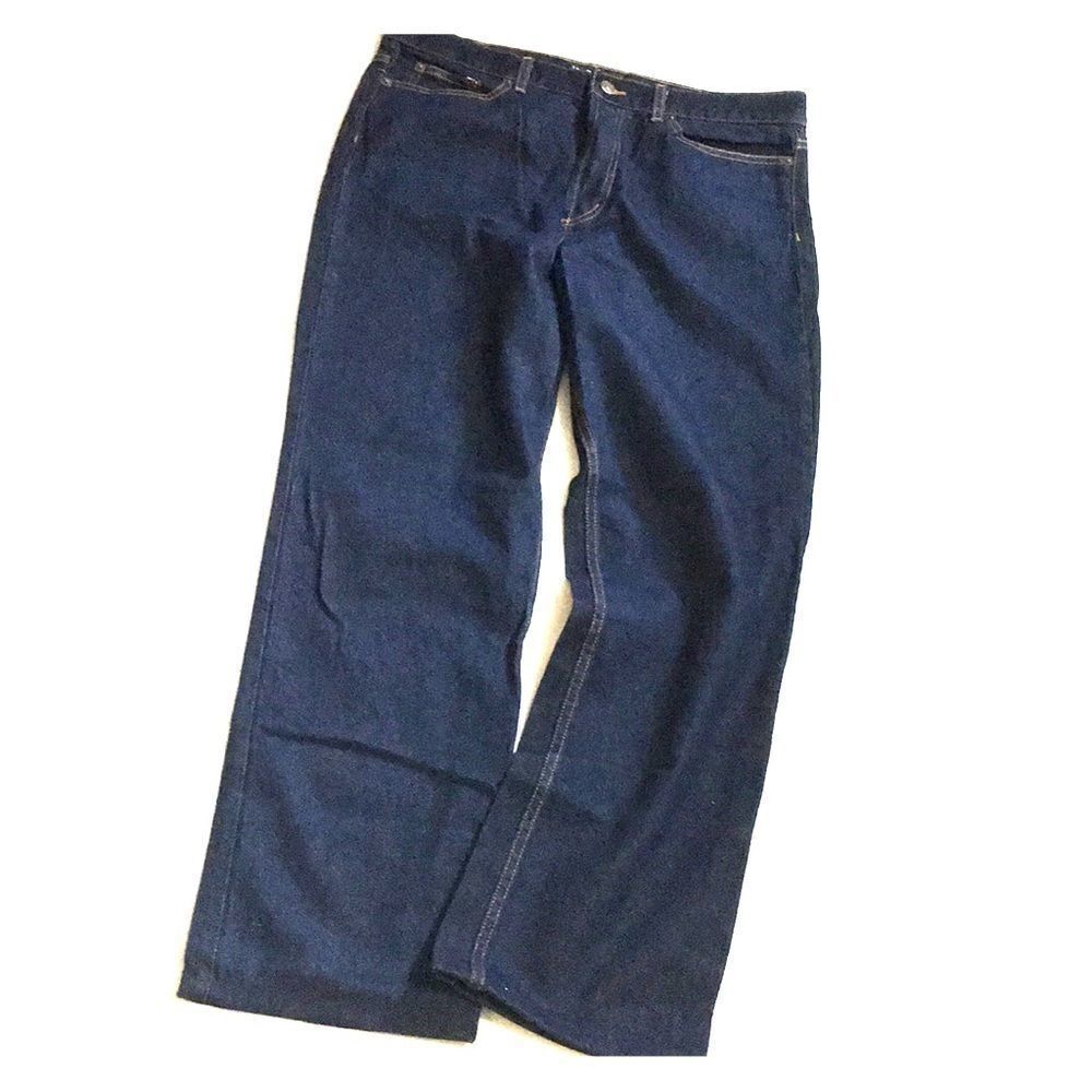 Vintage London Jeans Button fly Dark wash size 14